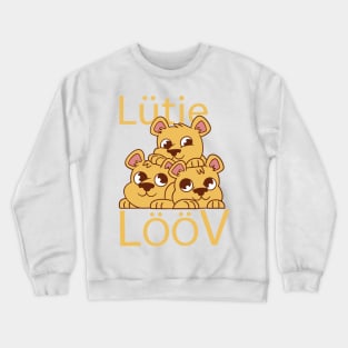 Lütje Lööv Low German Little Lion Crewneck Sweatshirt